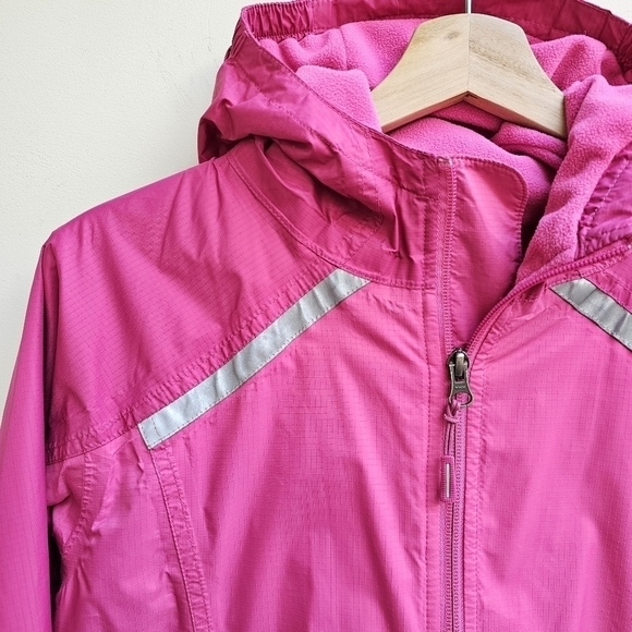 L.L.Bean Pink Jacket, Light Fleece Lining, Size Small (Women) Large (Girl) - Picture 3 of 15